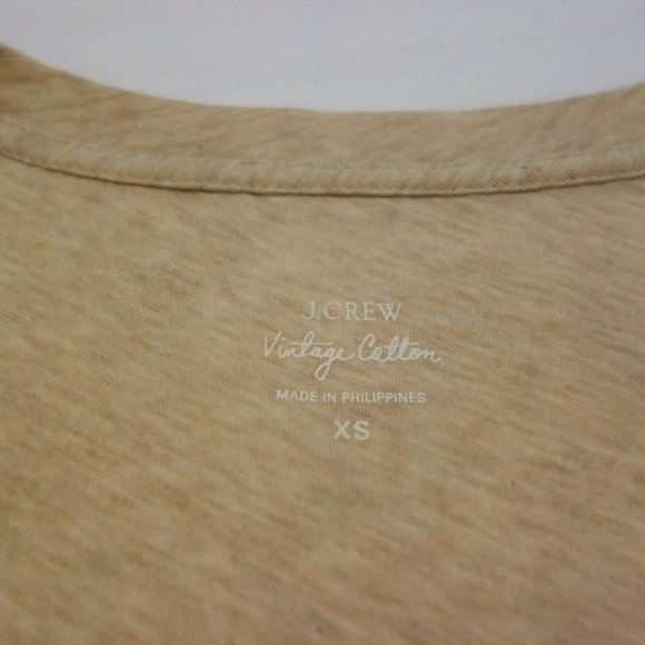 J. Crew Vintage Cotton Beige T-Shirt - Picture 4 of 8